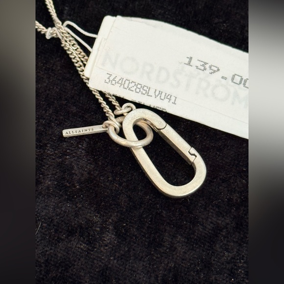 New Allsaints Eagle coin sterling silver necklace - 20” - Picture 3 of 12